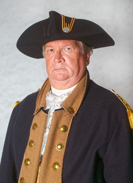Dale Fellows portrays George Washington